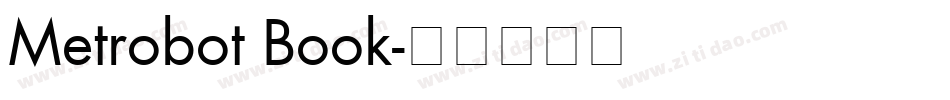 Metrobot Book字体转换